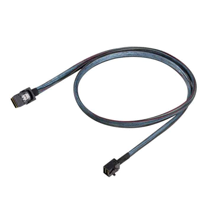 (image for) Silverstone 60cm SST-CPS06 36 pin MiniSAS SFF-8643 to SFF 8087 +SIDEBAND cable